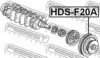 FEBEST HDS-F20A Belt Pulley, crankshaft